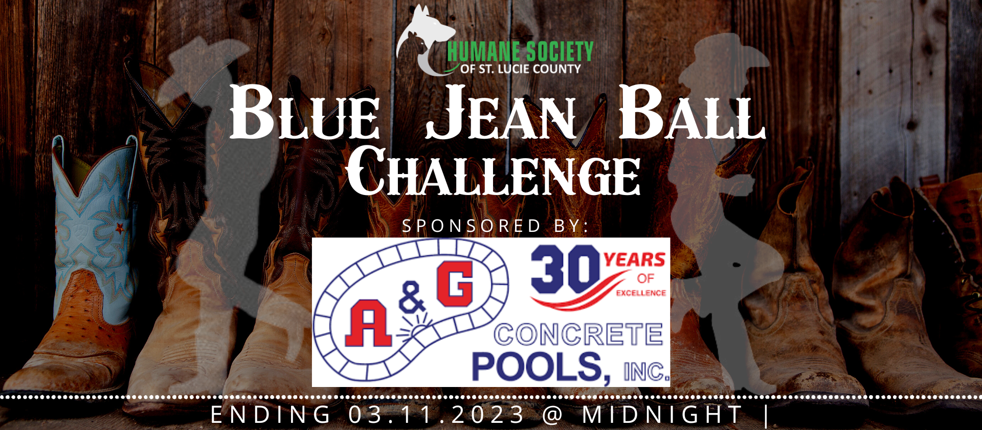 Blue Jean Ball, to benefit the homeless dogs and cats in our community